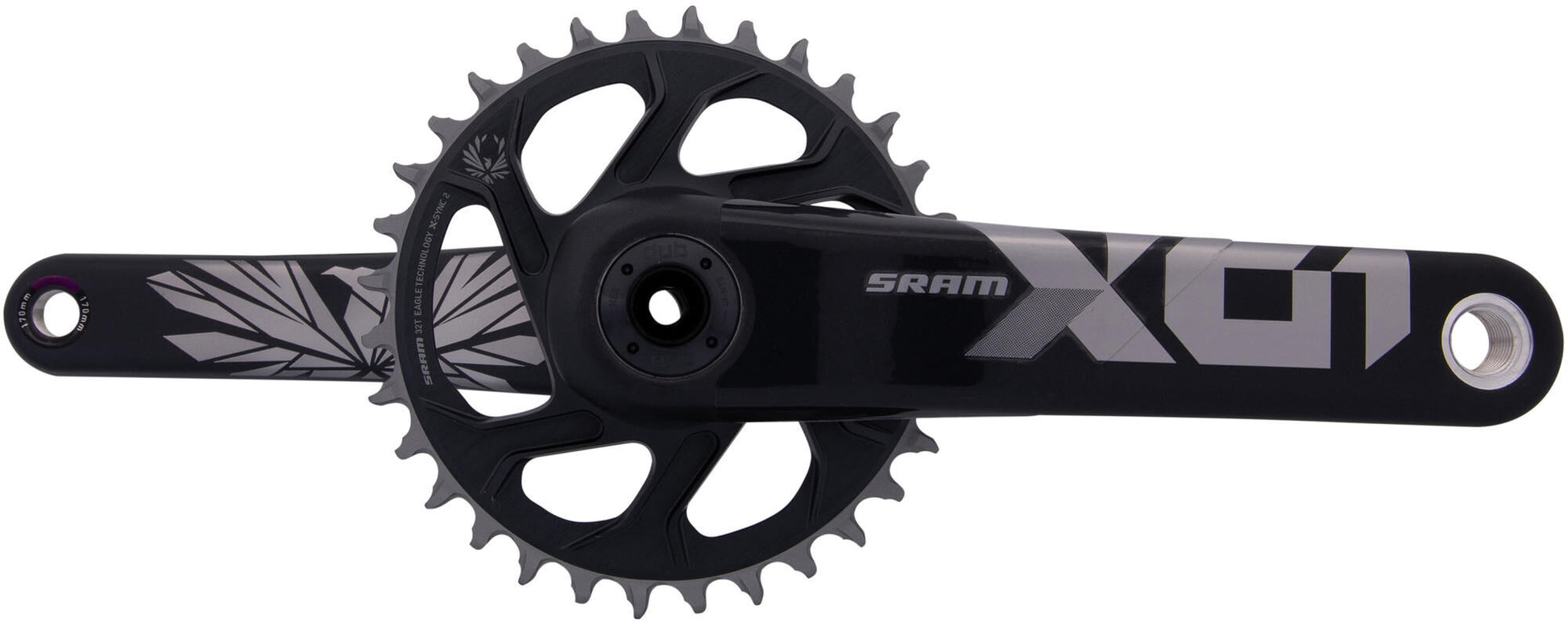 SRAM CRANKET X01 Eagle 32T 170 mm Polaire lunaire