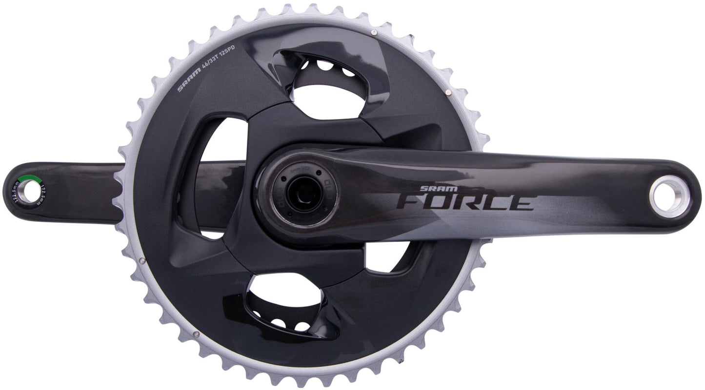 Pédalier Sram force axes krg force axes dub 46 33 z. 172,5 mm brillant