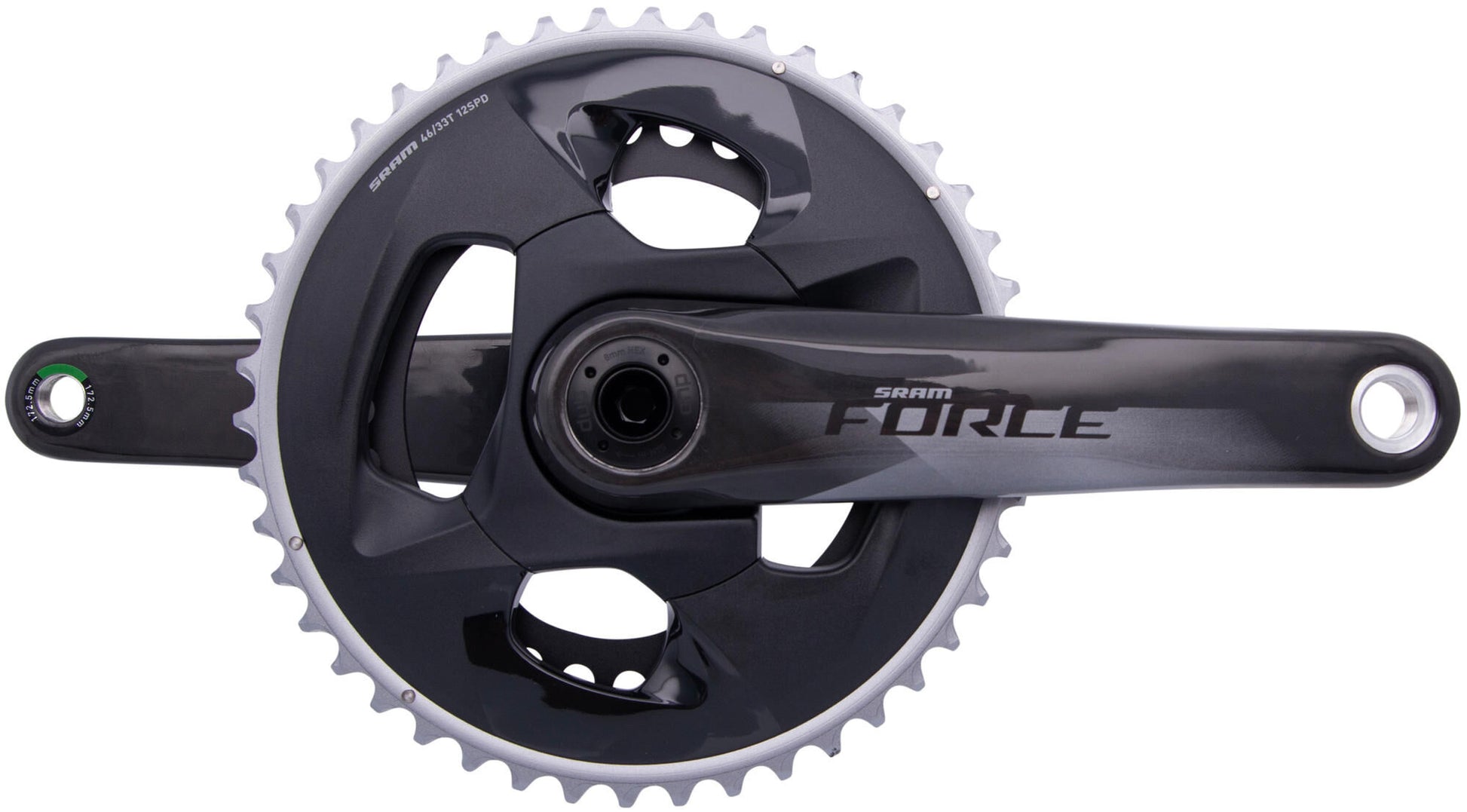 Pédalier Sram force axes krg force axes dub 46 33 z. 172,5 mm brillant