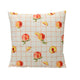 Decoris coussin polyester extérieur 45x45cm pêche