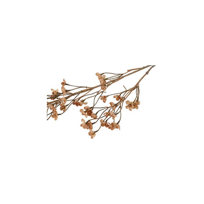 Champ de campagne fleur artificielle forsythia soie marron h92cm