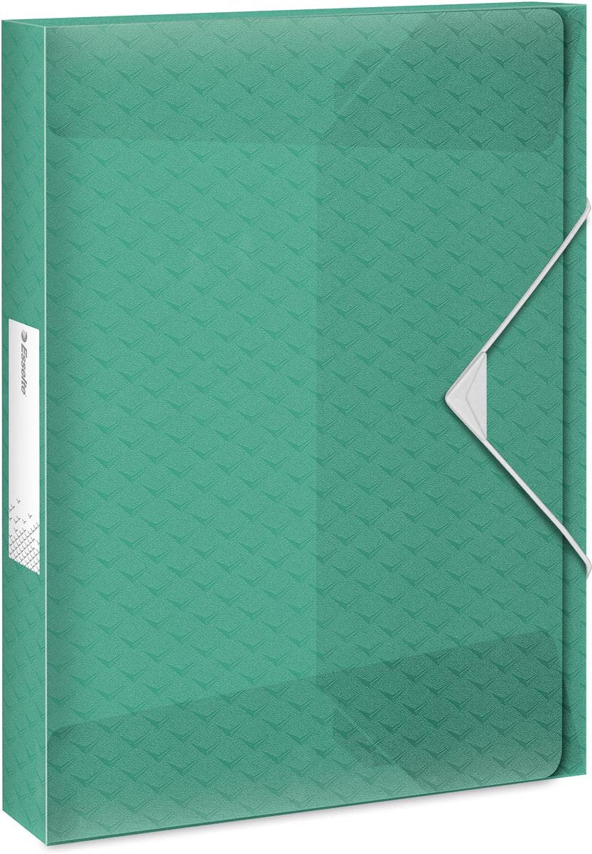 Esselte colour'breeze boîte à documents a4 pour 200 feuilles - dossier avec une largeur de dos de 25 mm - vert