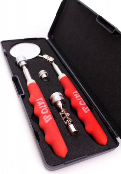 Kit d'inspection Yato - télescope lustreko - chwytak magnétique - poignées ergonomiques