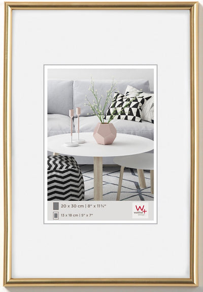 Walther Galeria - cadre en plastique - format photo 40x50 cm - or métallisé