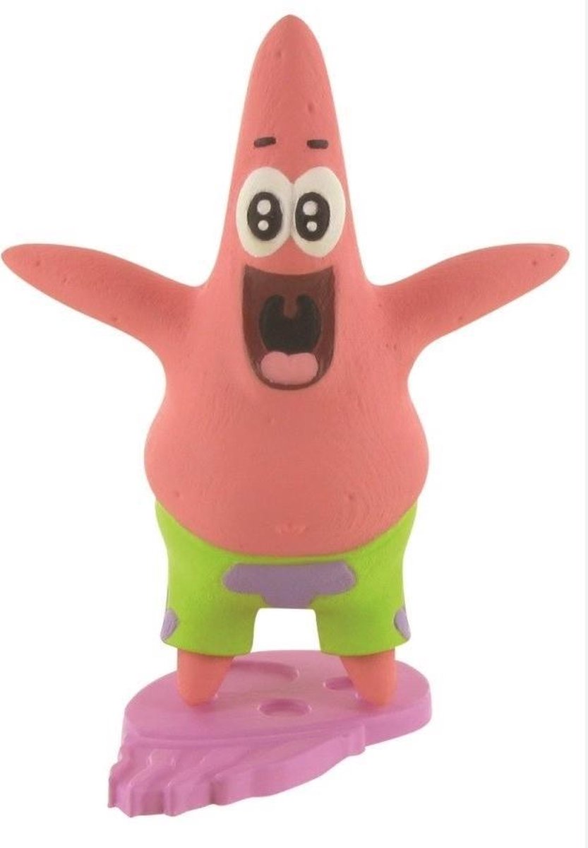 Comansi figurine de jeu Bob l'éponge Patrick 7 cm rose