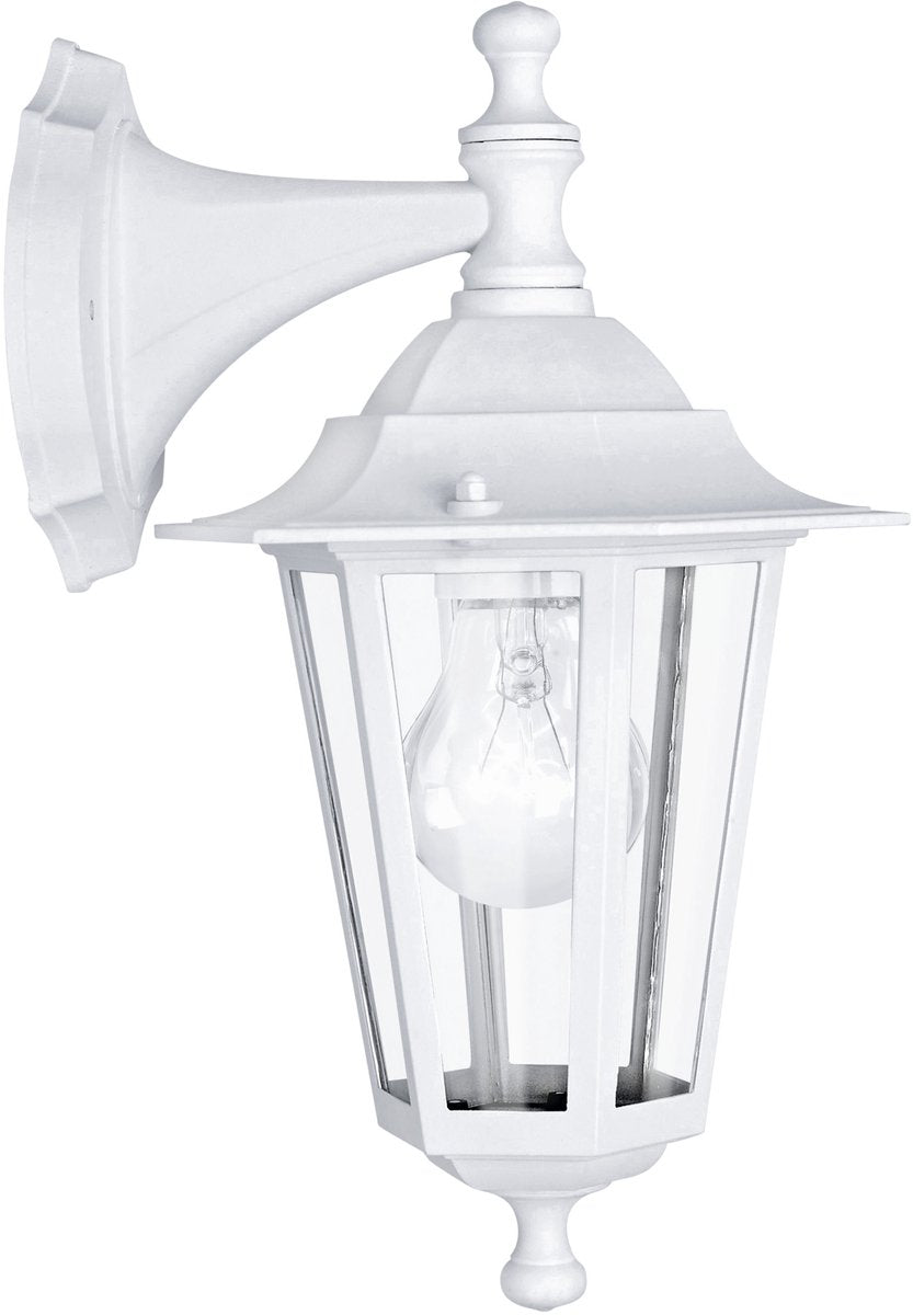 Applique d'extérieur Eglo laterna 4 - e27 - 35 cm - blanche