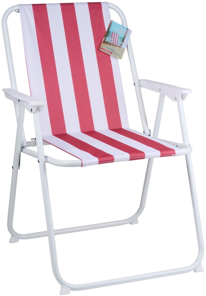 Chaise sans marque pliable rouge sans marque