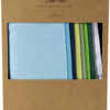 Creativ company hobby feutre, a4, feuille 210x297 mm, épaisseur 2 mm, harmonie bleu vert, 10 pièces 1 boîte