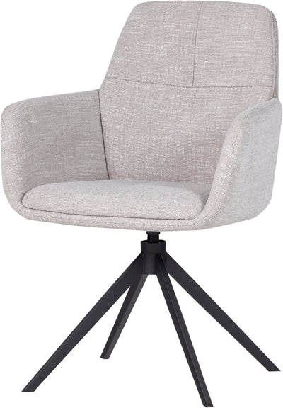 Chaise de salle à manger Woood Grant - mélange - naturel - 88x61x63