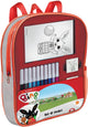 Sac à dos multiprint avec timbres et stylos en feutre