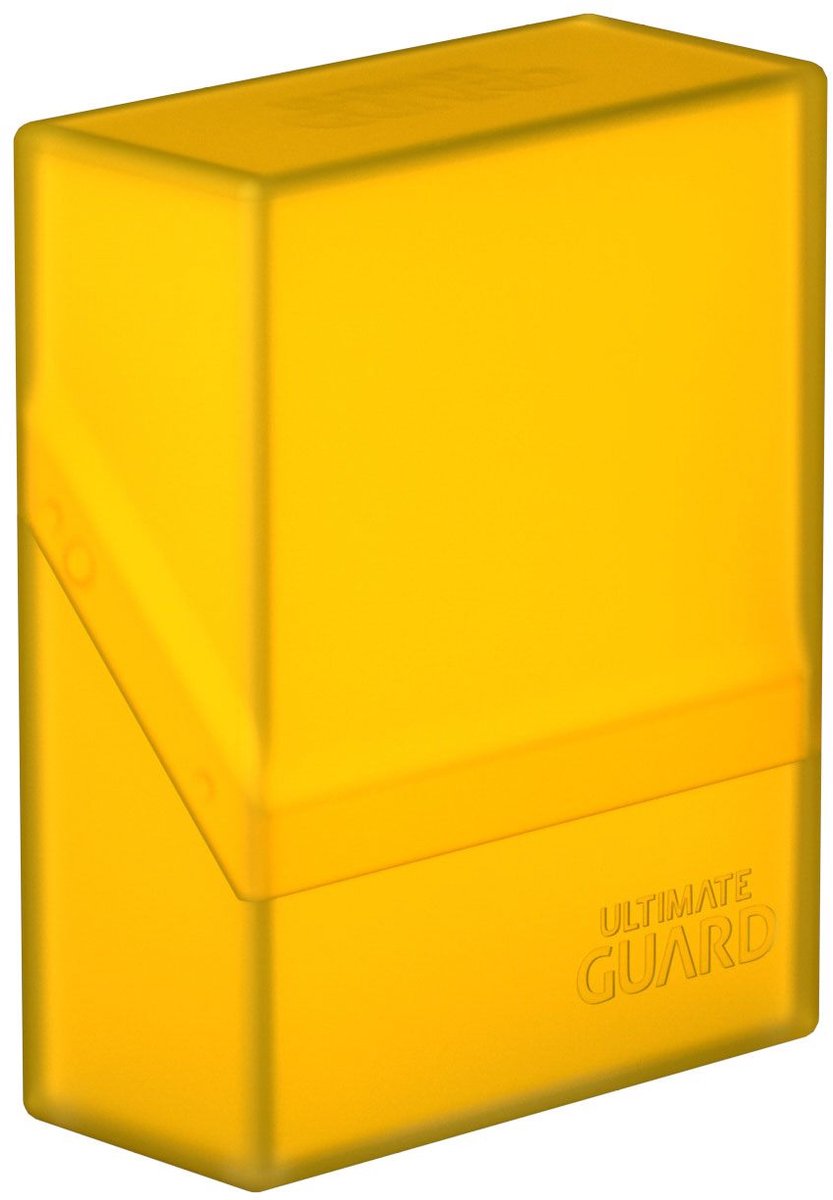 Ultimate guard boulder 40+ - boîtes de cartes ambrées