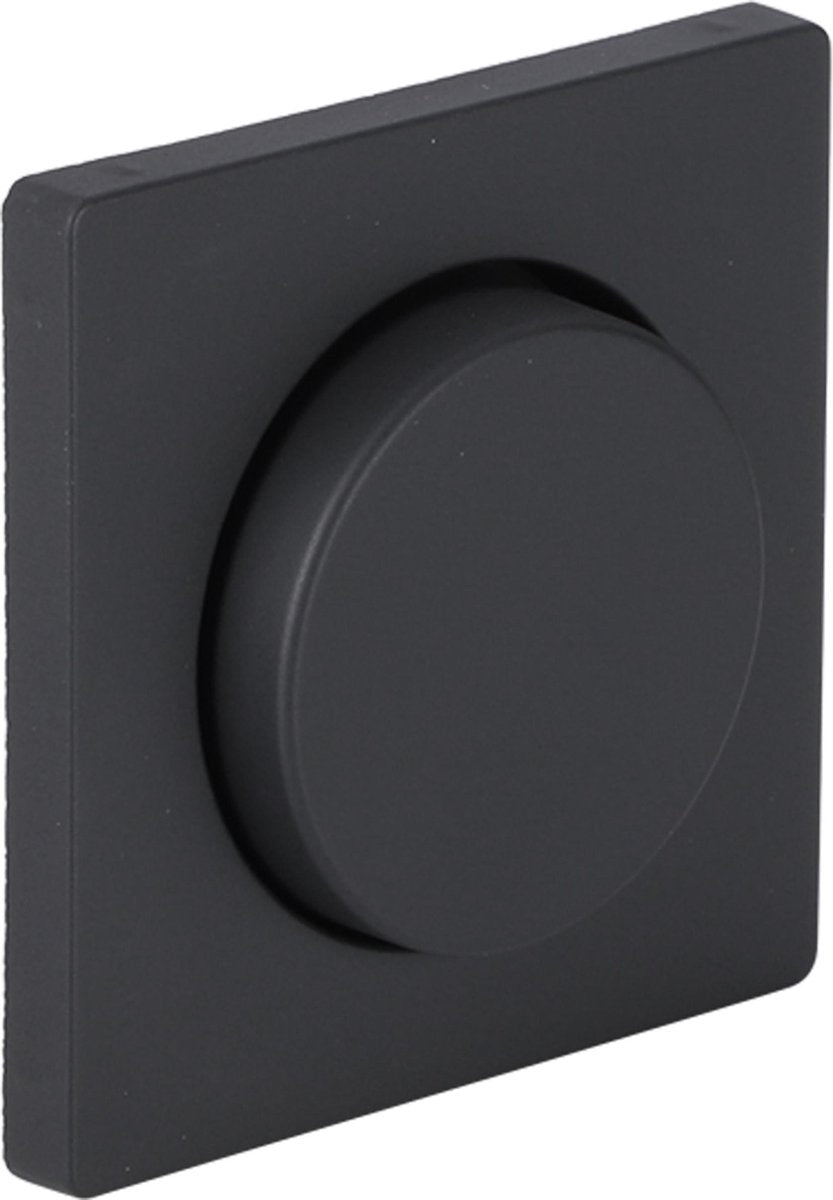 Plaque centrale Berker q1 - avec bouton - variateur - anthracite