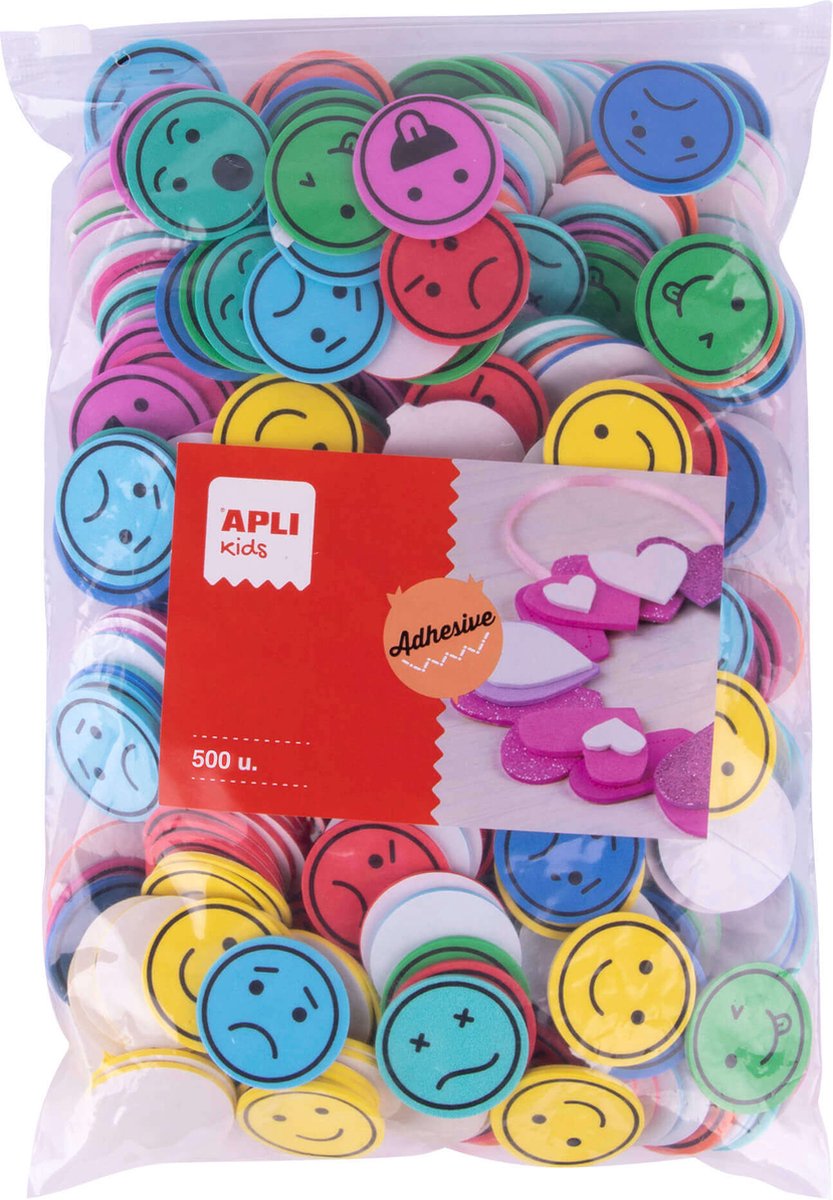 Enfants appliqués | Émoticônes autocollantes en mousse EVA