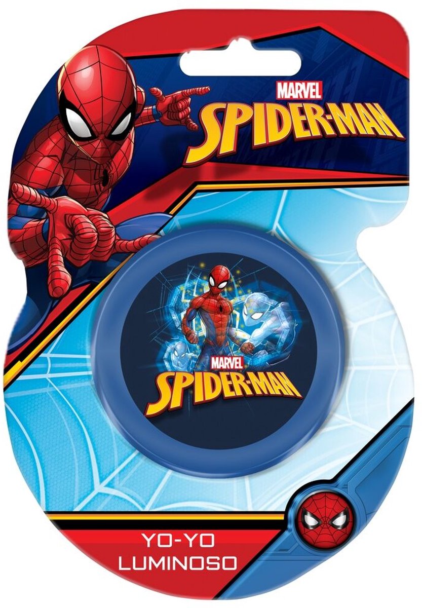 Yo-yo lumineux Spider-man spiderman – yo-yo merveille avec lumière – couleurs rouges
