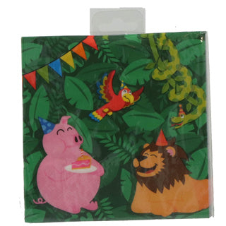 Serviettes à thème de la jungle