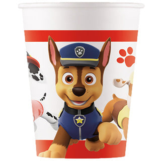 Paw Patrol prêt pour l'action gobelets en papier 8pcs 20 | 6 pièces