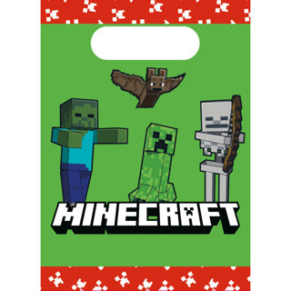 Sacs en papier Minecraft 4 pièces | 2 pièces