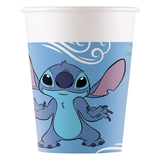 Gobelets en papier Stitch Angel 8pcs 200ml | 6 pièces