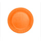 8 assiettes en carton 23 cm orange | 4 pièces