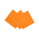 20 serviettes en papier 3 épaisseurs 24x24 orange | 4 pièces