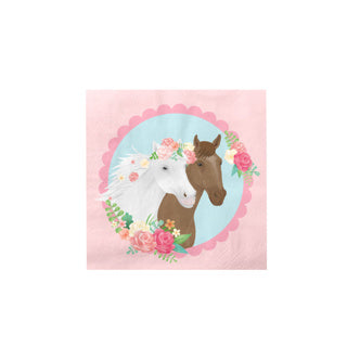 Serviettes de cheval pic