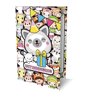 Invitations Kawaii 1 | 2 pièces