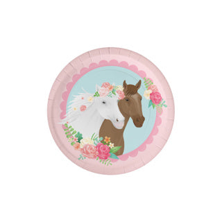 Assiettes de chevaux