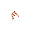 Champ de campagne fleur artificielle physalis bronze soie h94cm