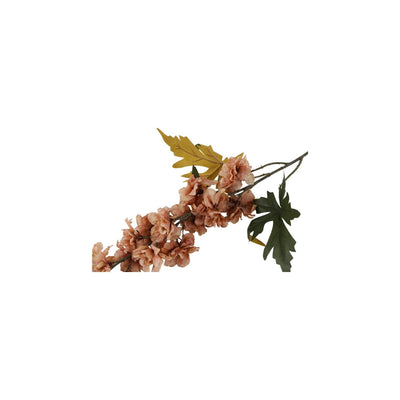 Champ de campagne fleur artificielle delphinium marron soie h60cm