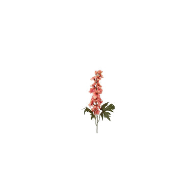 Champ de campagne fleur artificielle delphinium rose soie h60cm