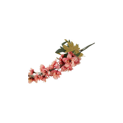 Champ de campagne fleur artificielle delphinium rose soie h60cm