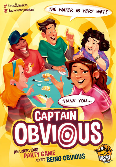 Jeux de canard chanceux - capitaine évident - jeu d'action - jeu de cartes (eng)