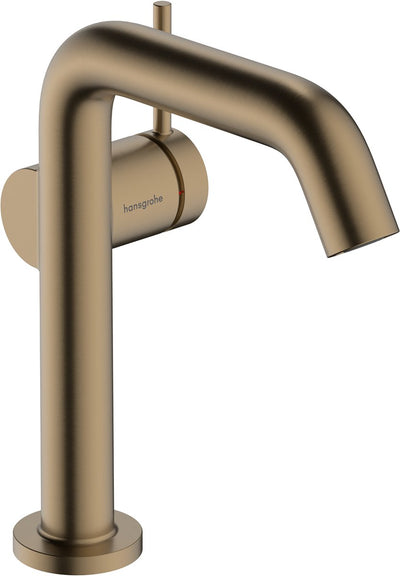 Hansgrohe tecturis s - robinet de lavabo - commande à levier unique - démarrage à froid à économie d'énergie - avec bouchon de vidange - taille 150 mm - bronze brossé
