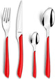 Amefa éclat - set de couverts - 24 pièces - 6 personnes - rouge