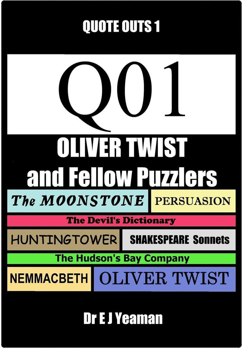 Oliver Twist et ses collègues casse-tête (citation 1)