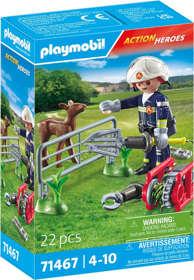 Playmobil Action Heroes Protection Animal Protection Fire Brigade 71467