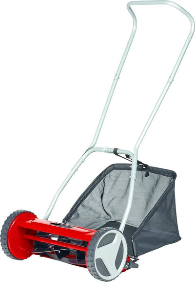 Tondeuse à cylindre Einhell GC-HM 400 - largeur de coupe : 40 cm - superficie de pelouse recommandée : jusqu'à 250 m² - bac de collecte 27 l - hauteur de coupe : 13-37 mm