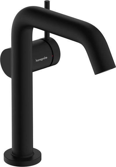 Hansgrohe tecturis s - robinet de lavabo - commande à levier unique - démarrage à froid à économie d'énergie - avec bouchon de vidange - taille 150 mm - noir mat