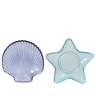 Assiette verre Decoris ø14cm coquille ou étoile