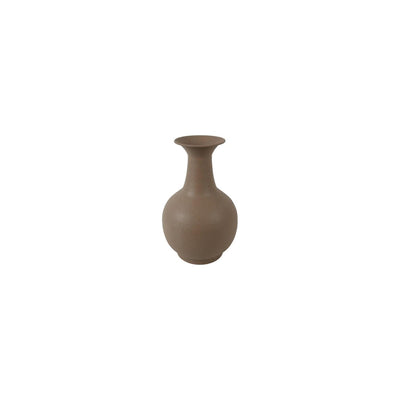 Country field country field vase col faris marron métal ø24,5x38cm