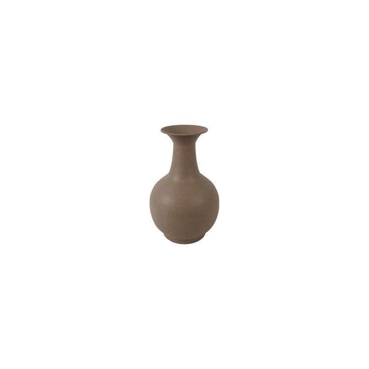 Country field country field vase col faris marron métal ø24,5x38cm
