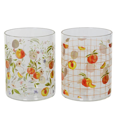 Verre à boire Decoris verre 500ml pêche clair