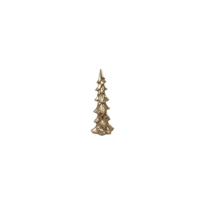 Champ de campagne statue de champ de campagne sapin de Noël floris or faïence 14x11x37cm