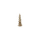 Champ de campagne statue de champ de campagne sapin de Noël floris or faïence 14x11x37cm