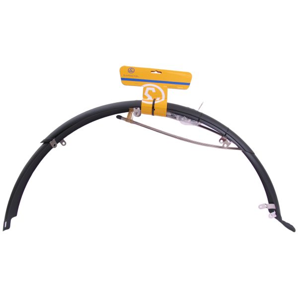 Sunny wheel plastic mudguard set 28-inch matt black 50 mm