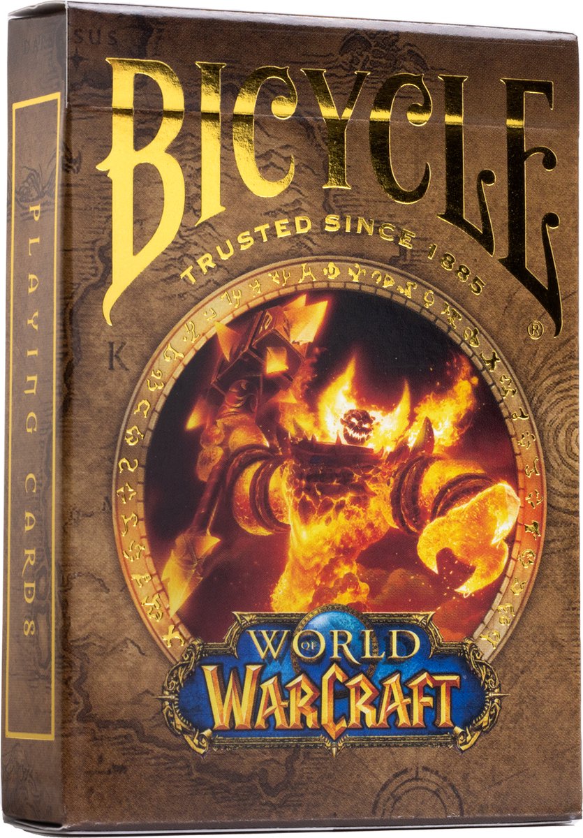 Bicycle World of Warcraft Classic - Cartes à jouer premium - Ultimates - Poker - Objets de collection - Marchandises de jeux