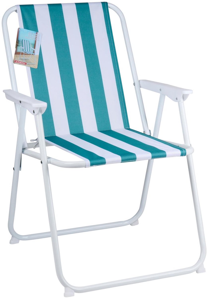Chaise sans marque pliable verte sans marque