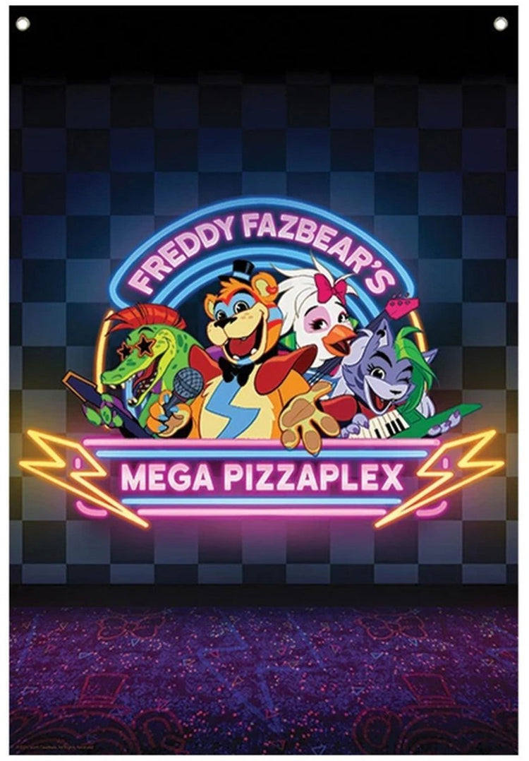 Fanattik cinq nuits à freddy's wall bannière-mega pizzaplex (divers) nouveau