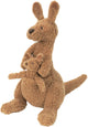 Happy horse kangourou kick peluche 24 cm - marron - peluche bébé