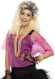 Smiffys top résille rose fluo - taille m l